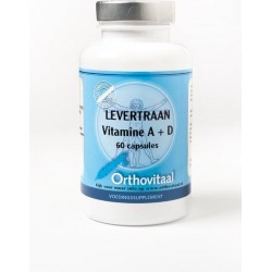 Orthovitaal Levertraan A+D - 60 Capsules - Vitaminen