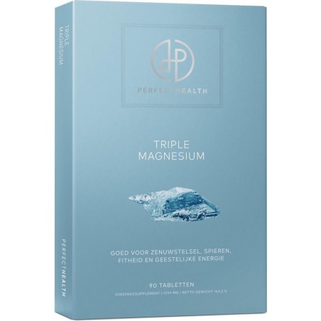 Perfect Health | Triple Magnesium Support | 90 stuks | Bevat o.a. gepatenteerde Magnesium (Albion®)