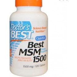 Doctor's Best Pure MSM, 1500 mg - 120 Tabletten - Voedingssupplement