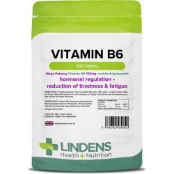 Lindens - Vitamine B6 Pyridoxine 100 mg - 100 tabletten