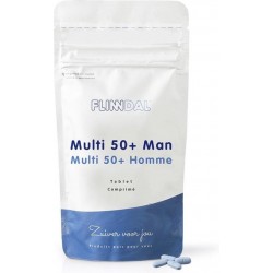 Multi 50+ Man 30 tabletten (Multivitamine voor mannen van 50 tot 70 jaar) Flinndal