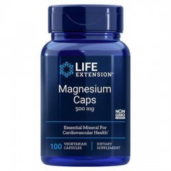 Magnesium Capsules 500 mg (100 Veggie Caps) - Life Extension