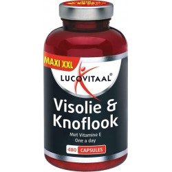 Lucovitaal - Visolie en Knoflook - 480 capsules - Visolie - Voedingssupplementen