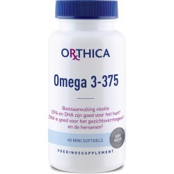 Orthica Omega 3-375 (visolie) - 60 softgels