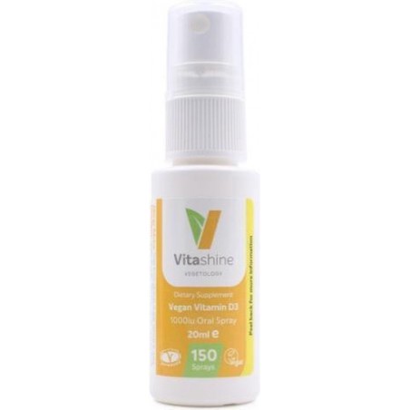 Vitashine-Vitamine D3 Spray-Vegan-Plantaardig-Spuitflesje