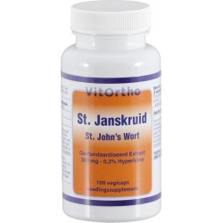 Vitortho Sint Janskruid Extra 300Mg - 100 capsules - Voedingssupplement