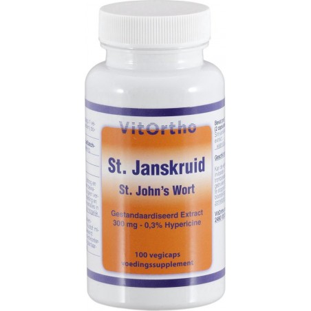 Vitortho Sint Janskruid Extra 300Mg - 100 capsules - Voedingssupplement