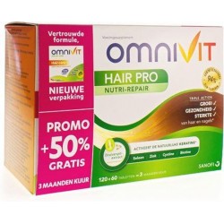 Omnivit Hair Care 120 Tabletten + 60 GRATIS (50%)