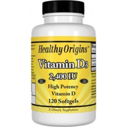 Vitamine D3 2400 IE (120 Softgels) - Healthy Origins