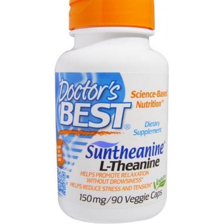 Suntheanine L-Theanine, 150 mg (90 Veggie Caps) - Doctor's Best