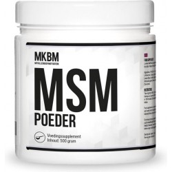 MKBM MSM Poeder van Fajah Lourens - Voert afvalstoffen uit het lichaam af - Zuiverend effect - 500 g