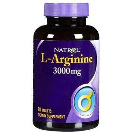 L-Arginine 3000 mg (90 tabletten) - Natrol