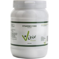 Vitiv Vitamine C poeder  1000 gram Ascorbinezuur Vitaminen Beste keuze