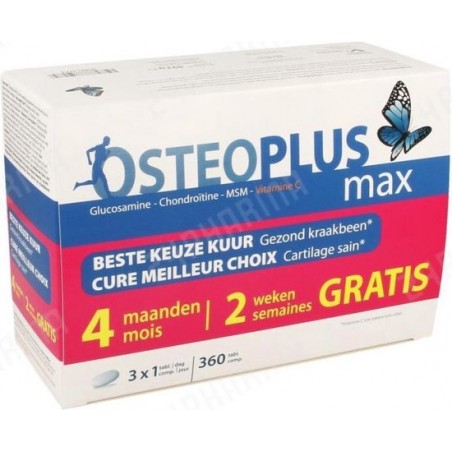 Osteoplus Max Beste Keuze Kuur 360 Tabletten (2 weken GRATIS)