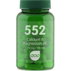 AOV 552 Calcium 150 mg & Magnesium AC 100 mg - 60 tabletten - Mineralen - Voedingssupplementen