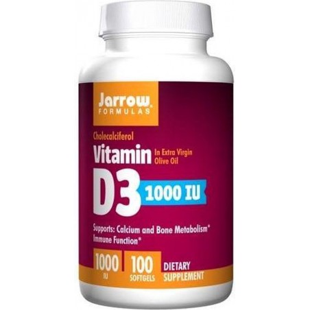 Jarrow Formulas Vitamine D3 1000IU