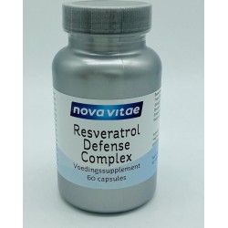 Nova Vitae, Resveratrol Defense Complex, 100mg, 60 capsules