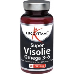 Lucovitaal - Super Visolie Omega 3-6 - 60 Capsules - Visolie - Voedingssupplement