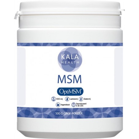 Kala Health OptiMSM 500 Gram poeder MSM (methylsulfonylmethaan)