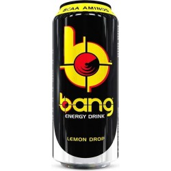 Bang Energy Drink - BCAA Aminos zonder zuiker - 12x 500ml - Lemon Drop