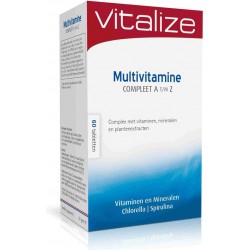Vitalize Multivitamine Compleet A t/m Z - 60 tabletten