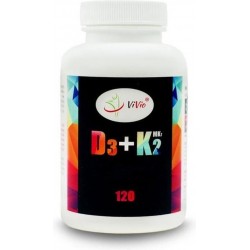 Vitamine D3 + K2 120x180mg