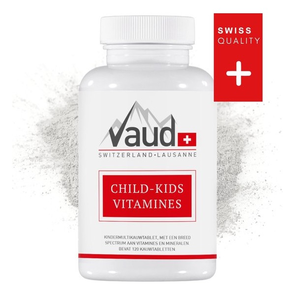 Vaud | Child Kids Vitamine | 90 Kauwtabletten | Vitamines en mineralen voor kinderen | Kinder multivitamine | Kinder vitamine