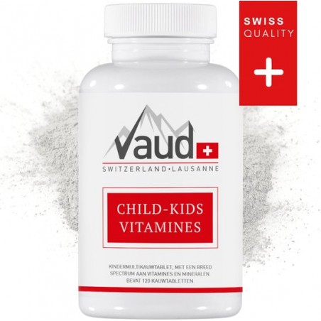 Vaud | Child Kids Vitamine | 90 Kauwtabletten | Vitamines en mineralen voor kinderen | Kinder multivitamine | Kinder vitamine