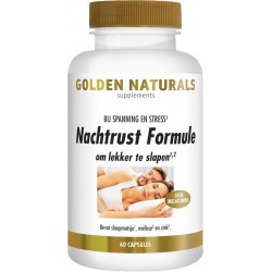 Golden Naturals Nachtrust Formule (60 vegetarische capsules)