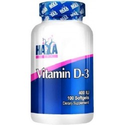 Vitamin D-3 400IU Haya Labs 100softgels