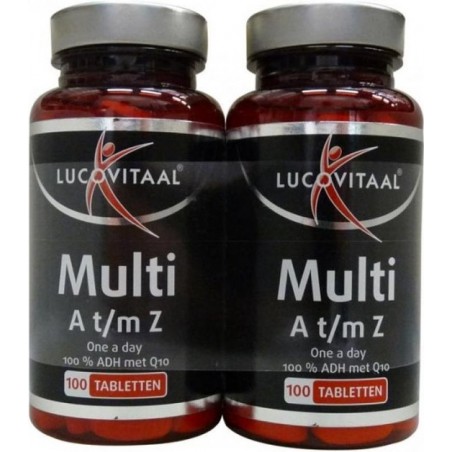 Lucovitaal - Multi A t/m Z  DUO verpakking- 2x100 Tabletten - Multivitaminen