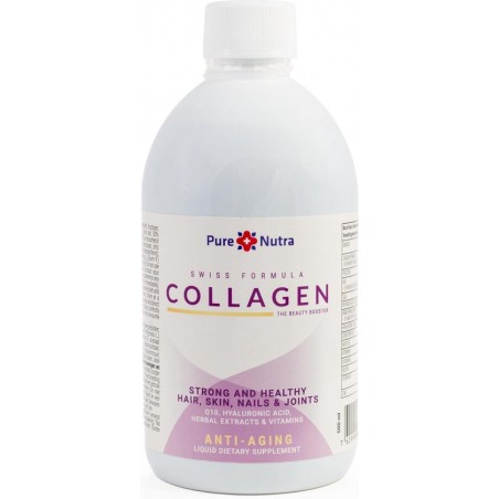 Pure Nutra Collageen Drank - BodyBalance® Collageen peptiden - Q10 - Anti Aging - Zink - Vloeibare Multivitamine