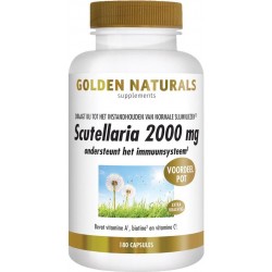 Golden Naturals Scutellaria 2000 mg (180 vegetarische capsules)