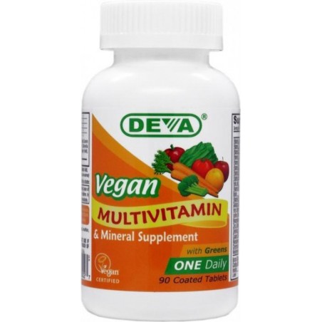 Multivitamine voor Vegetariers en Veganisten (90 Tabletten) - Deva