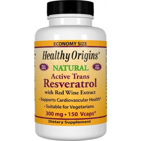 Resveratrol 300 mg met rode wijnextract 150 vcaps