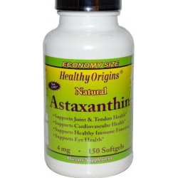 Astaxanthin, 4 mg, 150 softgels, Healthy Origins