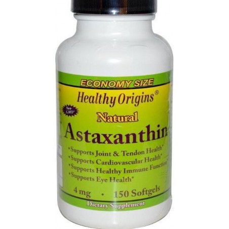 Astaxanthin, 4 mg, 150 softgels, Healthy Origins