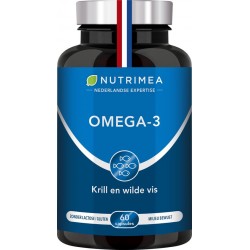 OMEGA 3 • KRILL • Visolie • Hoge Concentratie Omega 3 • NUTRIMEA • 60 capsules