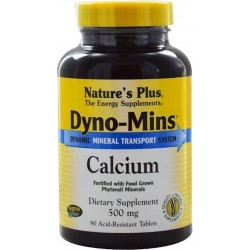 Dyno-Mins Calcium 500 mg (90 Tablets) - Nature's Plus