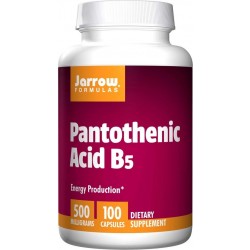 Pantothenic Acid B5 500 mg (100 Capsules) - Jarrow Formulas