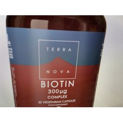 Terranova Biotin 300 mcg complex Inhoud: 100 capsules