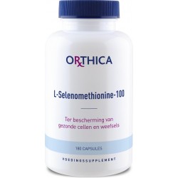Orthica L-Selenomethionine-100 (mineralen) - 180 Capsules