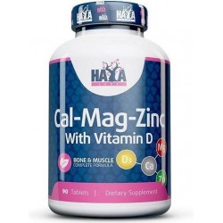 Cal-Mag-Zinc With Vitamin D Haya Labs 90tabl