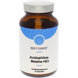 Best Choice Acidophilus Betaine HCl 60 capsules