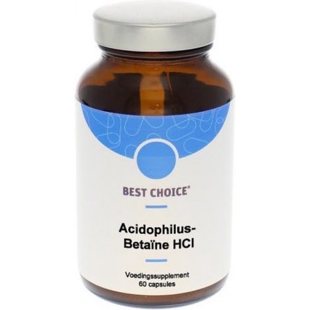 Best Choice Acidophilus Betaine HCl 60 capsules