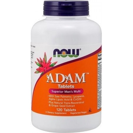 ADAM Mannen Multivitamine (120 tabletten) - Now Foods