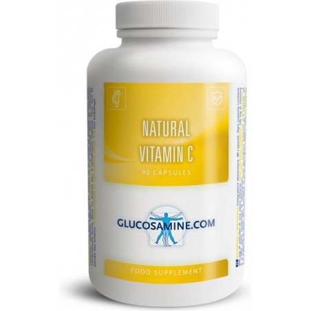 Glucosamine.com - Natural Vitamine C - 100% natuurlijke vitamines - 90 caps
