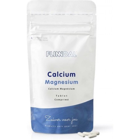 Flinndal Calcium Magnesium 90 tabletten - Voor botten, tanden, spieren en zenuwen - Bezorgd via de brievenbus - 8720211900860