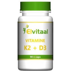 Elvitaal Vitamine K2 & D3 - 90 Capsules - Vitaminen
