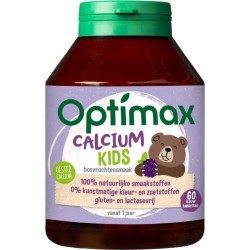 Optimax kind calcium - Voedingssupplement - 60 kauwtabletten